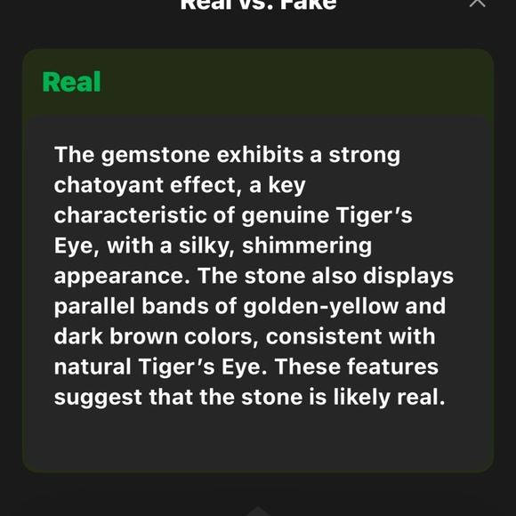 Silver Tone Bail Oval Tiger’s Eye Stone/Crystal Pendant Dark Brown & Bright Gold - Picture 9 of 9